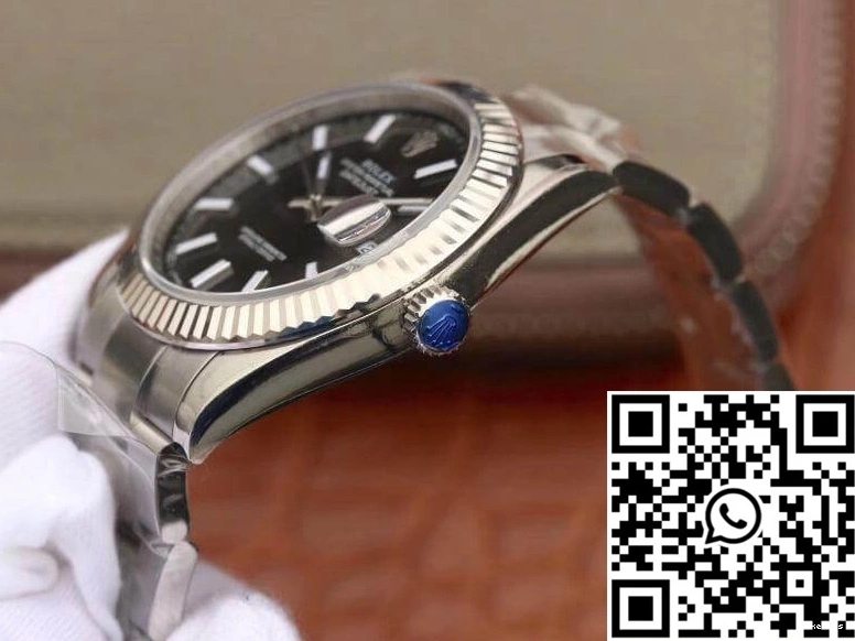 Black Rolex AR Factory Dial 41mm 126334 Datejust 0326